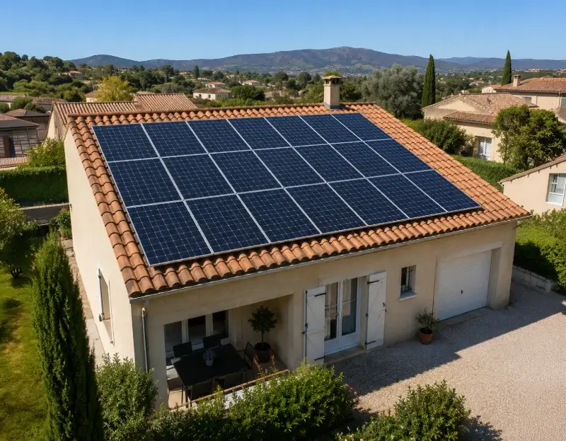 Prime à l'autoconsommation panneaux solaires Fabrègues — aide financière de l'État